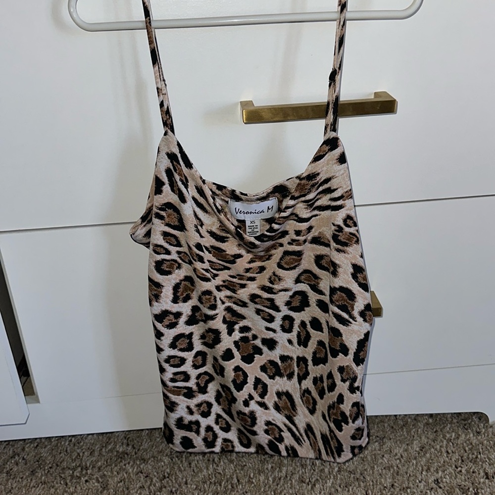 Veronica M Leopard Top